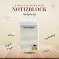 Notizblock Pilze Notizblock personalisierbar mit Namen To Do Liste Notizblock für Studenten Bürobedarf Geschenk Pilzsammler