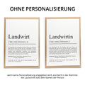 Landwirtin Definition Karte personalisierbar mit Namen Beruf Grußkarte Landwirtin Geschenk Geburtstag Landwirtin Postkarte Definition