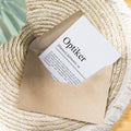 Optiker Definition Karte personalisierbar mit Namen Beruf Grußkarte Optiker Geschenk Geburtstag Optiker Postkarte Definition