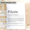 Pilotin Definition Karte personalisierbar mit Namen Beruf Grußkarte Pilotin Geschenk Geburtstag Pilotin Postkarte