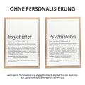 Psychiaterin Definition Karte personalisierbar mit Namen Beruf Grußkarte Psychiaterin Geschenk Geburtstag Psychiaterin Postkarte