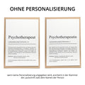 Psychotherapeutin Definition Karte personalisierbar Namen Beruf Grußkarte Psychotherapeut Geschenk Geburtstag Psychotherapeutin Postkarte