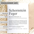 Schornsteinfeger Definition Karte personalisierbar mit Namen Beruf Grußkarte Schornsteinfeger Geschenk Geburtstag Grußkarte Definition