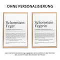 Schornsteinfeger Definition A6 Karte personalisierbar mit Namen Beruf Grußkarte Schornsteinfeger Geschenk Geburtstag Klappkarte Definition