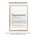 Tagesmutter Definition Karte personalisierbar mit Namen Beruf Grußkarte Tagesmutter Geschenk Geburtstag Tagesmutter Postkarte Definition