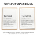 Tierärztin Definition Karte personalisierbar mit Namen Beruf Grußkarte Tierärztin Geschenk Geburtstag Tierärztin Postkarte Definition