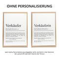 Verkäuferin Definition Karte personalisierbar mit Namen Beruf Grußkarte Verkäuferin Geschenk Geburtstag Verkäuferin Postkarte Definition