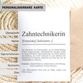 Zahntechnikerin Definition Karte personalisierbar Beruf Postkarte Zahntechnikerin Geschenk Geburtstag Zahntechnikerin Postkarte Definition