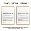 Zahntechnikerin Definition Karte personalisierbar Beruf Postkarte Zahntechnikerin Geschenk Geburtstag Zahntechnikerin Postkarte Definition