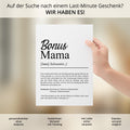 Bonusmama Definition Poster personalisierbar mit Namen Bonusmama Poster Geschenk Geburtstag Bonusmama Poster Definition Adoption Mutter