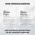 Bonusmama Definition Poster personalisierbar mit Namen Bonusmama Poster Geschenk Geburtstag Bonusmama Poster Definition Adoption Mutter