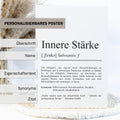 Inne Stärke Definition Poster Emotion Wanddeko Geschenk für Sie Umzug Spirituelles Poster für Zuhause Spruchposter ausdruckbar