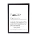 Familie Definition Poster personalisierbar mit Namen Familien Poster Geschenk Einzug Geburtstag Geschenk Familien Poster Zuhause