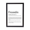 Freundin Definition Poster personalisierbar mit Namen Beste Freundin Poster Geschenk Einzug Geburtstag Geschenk Freundin Poster Jahrestag