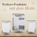 Notizblock Granit Notizblock personalisierbar mit Namen To Do Liste Notizblock für Studenten Schreibblock Bürobedarf Geschenk Kollege