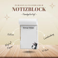 Notizblock Katze Notizblock personalisierbar mit Namen To-Do Liste Notizblock für Studenten Bürobedarf Geschenk Kollege