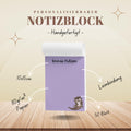 Notizblock Otter Notizblock personalisierbar mit Namen To-Do Liste Notizblock für Studenten Bürobedarf Geschenk Kollege