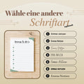 Notizblock Soft Notizblock personalisierbar mit Namen To-Do Liste Notizblock für Studenten Bürobedarf Geschenk Kollege