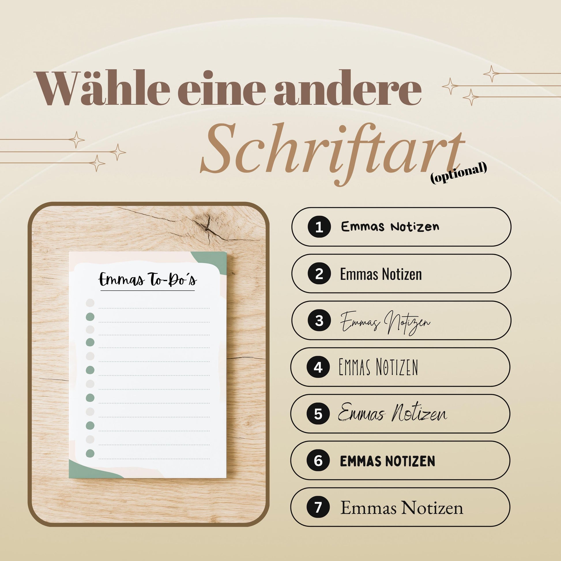 Notizblock Soft Notizblock personalisierbar mit Namen To-Do Liste Notizblock für Studenten Bürobedarf Geschenk Kollege