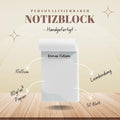 Notizblock Pastell Notizblock personalisierbar mit Namen To-Do Liste Notizblock für Studenten Bürobedarf Geschenk Kollege