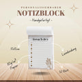 Notizblock Boho Notizblock personalisierbar mit Namen To-Do Liste Notizblock für Studenten Bürobedarf Geschenk Kollege