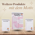 Notizblock Rotkehlchen Notizblock personalisierbar mit Namen To-Do Liste Notizblock für Studenten Bürobedarf Geschenk Kollege