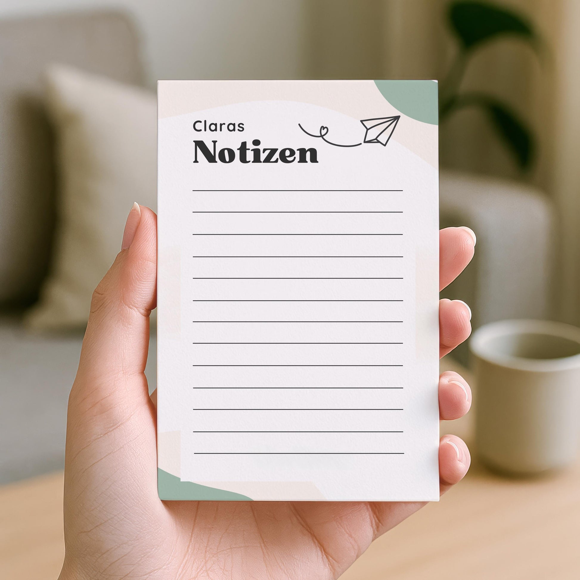 Notizblock Papierflieger Notizblock personalisierbar mit Namen To-Do Liste Notizblock für Studenten Bürobedarf Geschenk Kollege