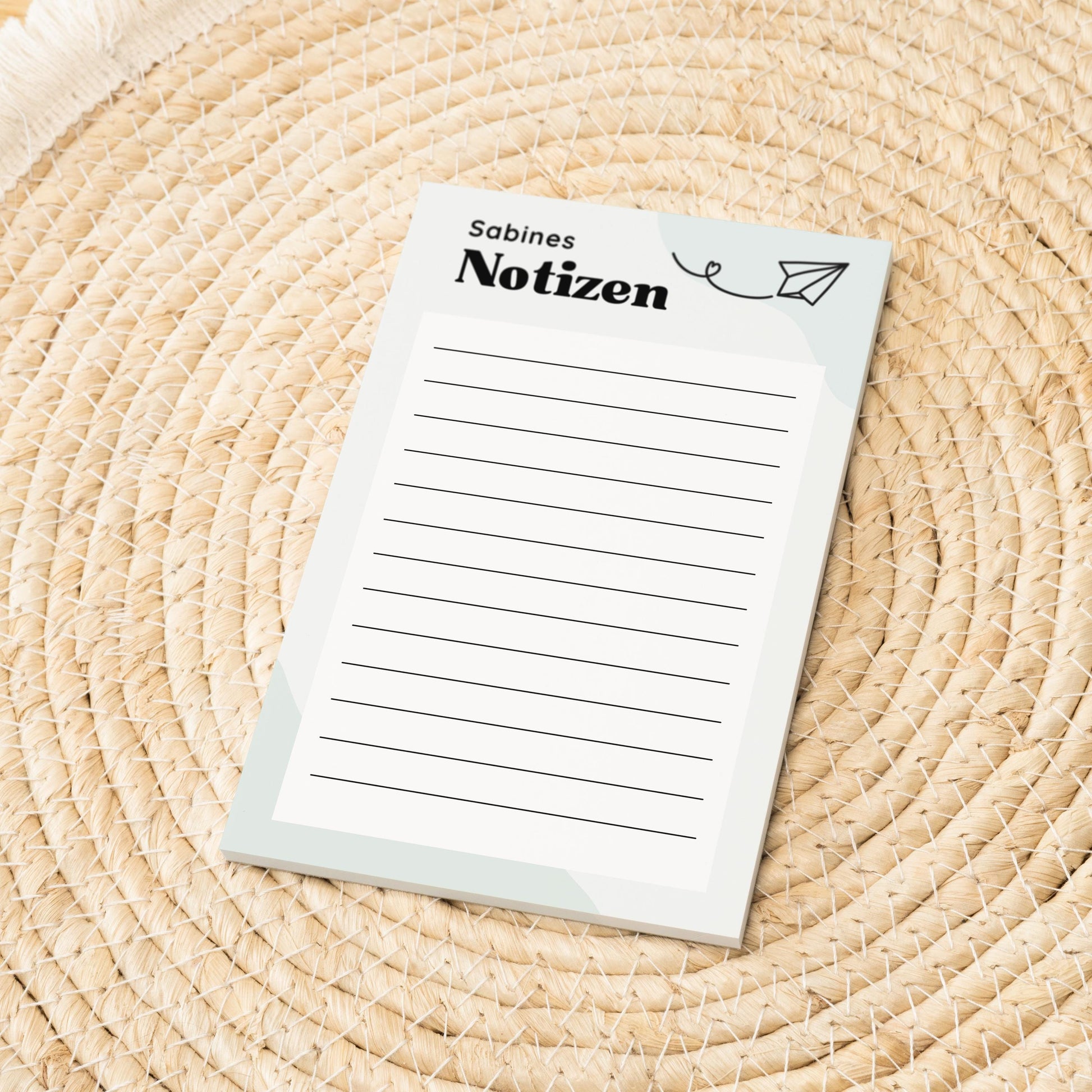 Notizblock Papierflieger Notizblock personalisierbar mit Namen To-Do Liste Notizblock für Studenten Bürobedarf Geschenk Kollege