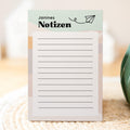 Notizblock Papierflieger Notizblock personalisierbar mit Namen To-Do Liste Notizblock für Studenten Bürobedarf Geschenk Kollege