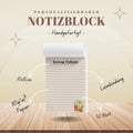 Notizblock Melone Notizblock personalisierbar mit Namen To-Do Liste Notizblock für Studenten Bürobedarf Geschenk Kollege