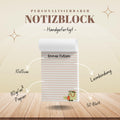 Notizblock Beach Notizblock personalisierbar mit Namen To-Do Liste Notizblock für Studenten Bürobedarf Geschenk Kollege
