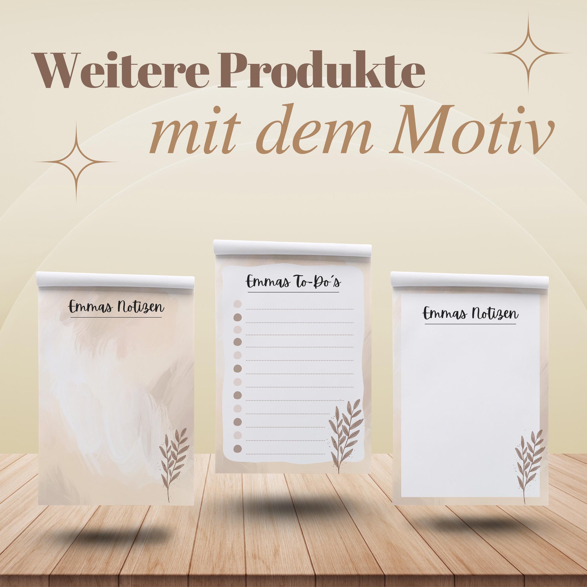 Tagesplaner Boho A5 Notizblock personalisierbar mit Namen To Do Liste Notizblock für Studenten Schreibblock Bürobedarf Geschenk Kollegen
