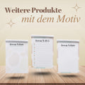 Tagesplaner Kleckse A5 Notizblock personalisierbar mit Namen To Do Liste Notizblock für Studenten Schreibblock Bürobedarf Geschenk Kollege
