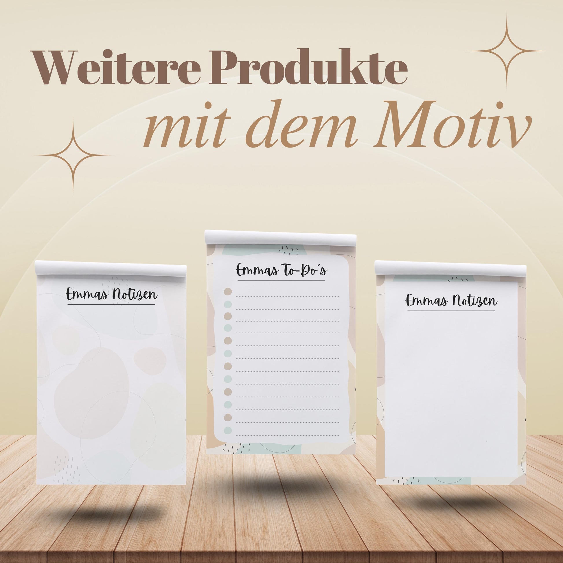 Tagesplaner Kleckse A5 Notizblock personalisierbar mit Namen To Do Liste Notizblock für Studenten Schreibblock Bürobedarf Geschenk Kollege