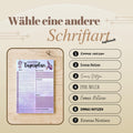 Tagesplaner Witchy A5 Notizblock personalisierbar mit Namen To Do Liste Notizblock für Studenten Schreibblock Bürobedarf Geschenk Schüler