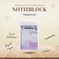 Tagesplaner Witchy A5 Notizblock personalisierbar mit Namen To Do Liste Notizblock für Studenten Schreibblock Bürobedarf Geschenk Schüler