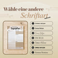Tagesplaner Boho A5 Notizblock personalisierbar mit Namen To Do Liste Notizblock für Studenten Schreibblock Bürobedarf Geschenk Pilzsammler