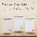 Tagesplaner Melone A5 Notizblock personalisierbar mit Namen To Do Liste Notizblock für Studenten Schreibblock Bürobedarf Geschenk Schüler