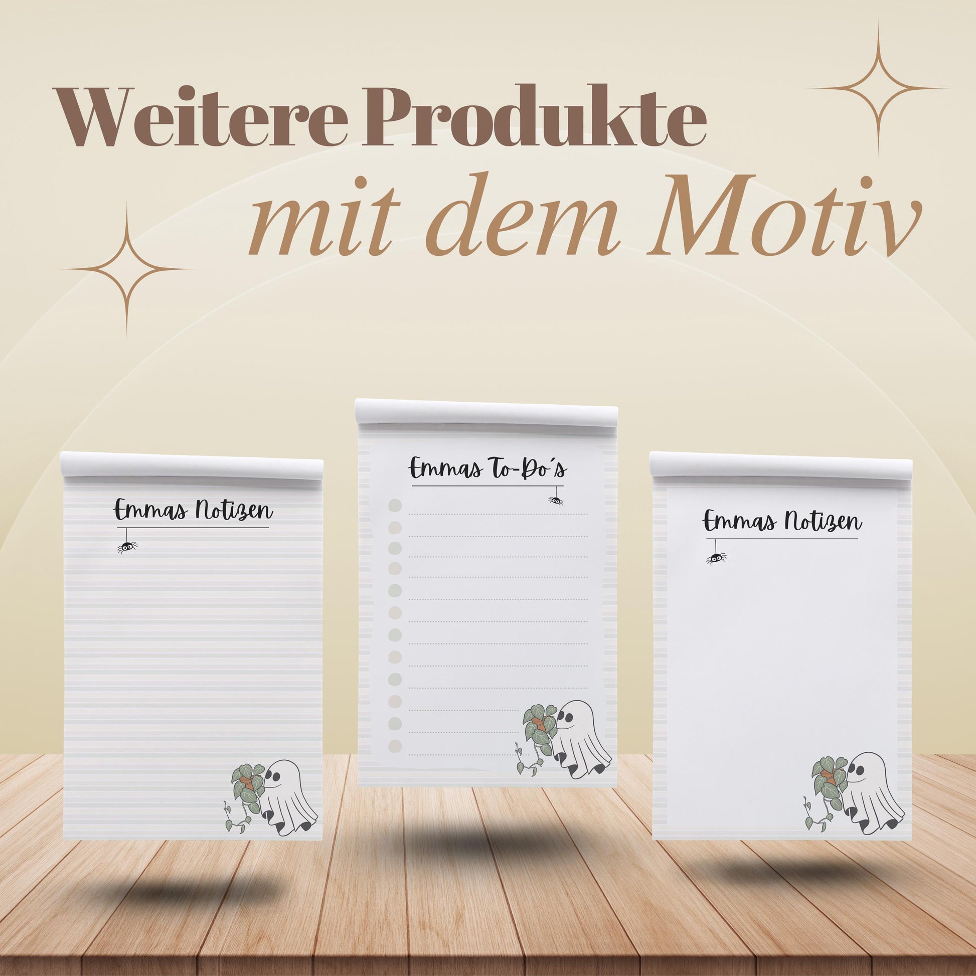 Tagesplaner Bootanica A5 Notizblock personalisierbar mit Namen To Do Liste Notizblock für Studenten Schreibblock Bürobedarf Geschenk Schüler