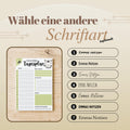 Tagesplaner Summerween A5 Notizblock personalisierbar mit Namen To Do Liste Notizblock für Studenten Schreibblock Bürobedarf Geschenk