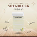 Notizblock Zitrone Notizblock personalisierbar mit Namen To-Do Liste Notizblock für Studenten Bürobedarf Geschenk Schüler