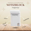 Notizblock Summerween Notizblock personalisierbar mit Namen To-Do Liste Notizblock für Studenten Bürobedarf Geschenk Kollege