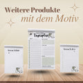Notizblock Summerween Notizblock personalisierbar mit Namen To-Do Liste Notizblock für Studenten Bürobedarf Geschenk Pflanzenliebhaber