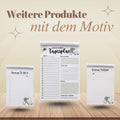 Notizblock Summerween Notizblock personalisierbar mit Namen To-Do Liste Notizblock für Studenten Bürobedarf Geschenk Pflanzenliebhaber