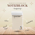 Notizblock Summerween Notizblock personalisierbar mit Namen To-Do Liste Notizblock für Studenten Bürobedarf Geschenk Kollegin