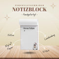 Notizblock Summerween Notizblock personalisierbar mit Namen To-Do Liste Notizblock für Studenten Bürobedarf Geschenk Kollegin