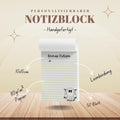 Notizblock Summerween Notizblock personalisierbar mit Namen To-Do Liste Notizblock für Studenten Bürobedarf Geschenk Kollegin