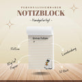 Notizblock Summerween Notizblock personalisierbar mit Namen To-Do Liste Notizblock für Studenten Bürobedarf Geschenk Kollegin