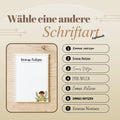 Notizblock Pilze Notizblock personalisierbar mit Namen To Do Liste Notizblock für Studenten Bürobedarf Geschenk Pilzsammler