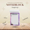 Notizblock Mystery Notizblock personalisierbar mit Namen To-Do Liste Notizblock für Studenten Bürobedarf Geschenk Kollegin